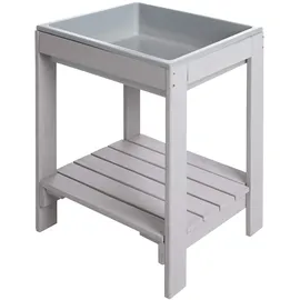 roba Kindertisch Tiny onesize Massivholz grau lasiert