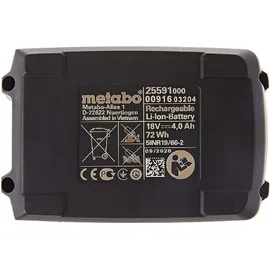 Metabo Li-Power Akkupack 18 V 4,0 Ah 625591000