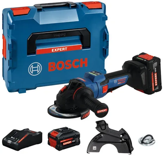 Winkelschleifer EXWS18V-15PS mit 2x EXBA18V-80 in L-BOXX 162