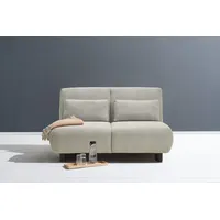 Ell + Ell Schlafsofa 2-Sitzer grau