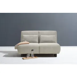 Ell + Ell Schlafsofa 2-Sitzer grau