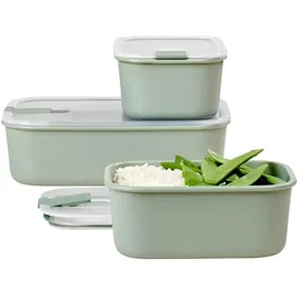 Mepal EasyClip Frischhaltedosen Set nordic sage 3-teilig 0,45 l + 1 l