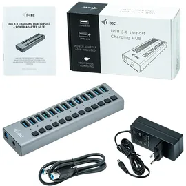 iTEC i-tec USB 3.0 Charging HUB 13 port + Power Adapter 60 W