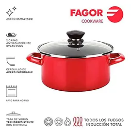 Fagor Optimax Kasserolle 20 cm rund