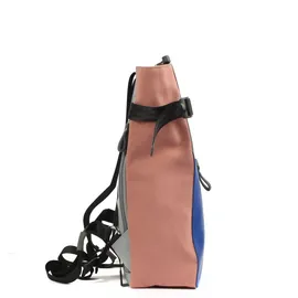 7clouds City-Laptoprucksack Belis 7.1 blue-grey-salmon
