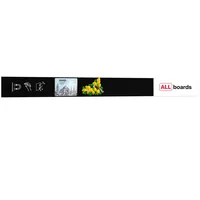 ALLboards Rahmenloses SLIMboard – Kreideoberfläche – 60×5 cm