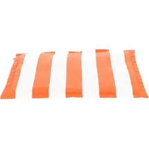 JAN KURTZ Fine Stuhlkissen 43 x 43 cm Orange/Weiß