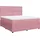 vidaXL Boxspringbett mit Matratze Rosa 180x200 cm Samt