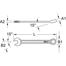 BRONZEplus Ringmaulschlüssel 13mm