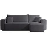 Selsey Eckcouch Bouclé 2-Sitzer Silber