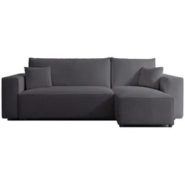 Selsey Eckcouch Bouclé 2-Sitzer Silber