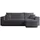 Selsey Eckcouch Bouclé 2-Sitzer Silber
