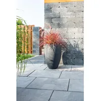 Diephaus Terrassenplatte Rustica Weiß-Schwarz 60 x 40 cm