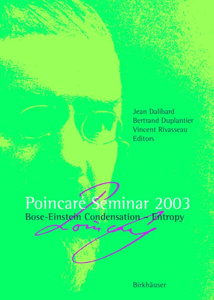 Preisvergleich Produktbild Poincaré Seminar 2003 / Birkhäuser Basel / Taschenbuch