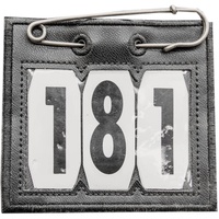 Kentucky Horsewear Startnummer PVC mit Sicherheitsnadel Schwarz
