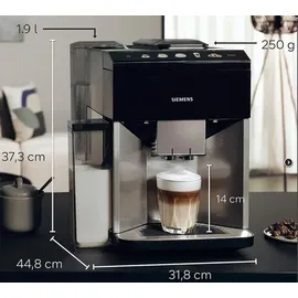 Siemens EQ.500 integral TQ517D03 edelstahl/klavierlack schwarz