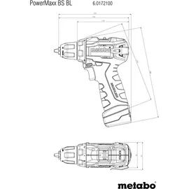Metabo PowerMaxx BS BL 601721500