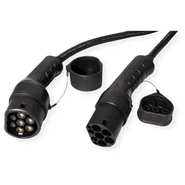 Roline E-Auto Ladekabel Typ2, 3-phasig, 480VAC (3P+N+E), 16 A, 11 kW, 5 m
