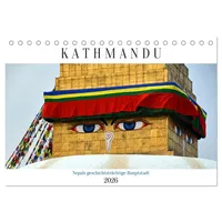 Calvendo KATHMANDU, Nepals Hauptstadt (Tischkalender 2026 DIN A5 quer),