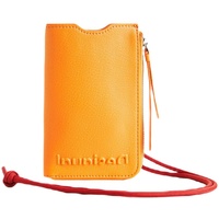 Desigual Damen Mone_half Logo Rita Reisezubeh r Brieftasche, Orange, Einheitsgröße EU