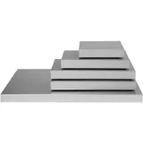 Saro Kühl-Servierplatte Modell Stay Cool 1/3 GN, Metall, Silber, 32.5 x 17.6 x 3.6 cm