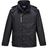 PORTWEST Outcoach-Jacke, Farbe: Schwarz, Größe: S, S555BKRS