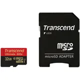 Transcend microSDHC 32GB Class 10 UHS-I 600x + SD-Adapter
