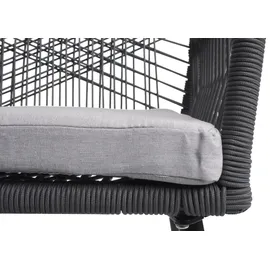 Mendler HWC-O12 Gartenstuhl 54 x 54 x 81 cm grau 2 St.