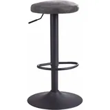Wohnling Barhocker WL6.194 Wildlederoptik grau