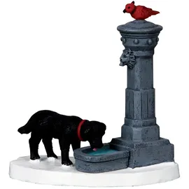 Lemax Deko-Ornament für Weihnachtsdekoration, Wasser-Brunnen