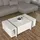 [en.casa] Couchtisch Tavak 104x60x38 cm Weiß/Gold [en.casa]