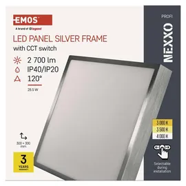 EMOS NEXXO 1 quadratisch silber