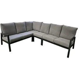 teico group Lounge-Set 7-tlg. Anthrazit/Grau