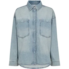 Mos Mosh Bluse Emm Flower Shirt Blau L