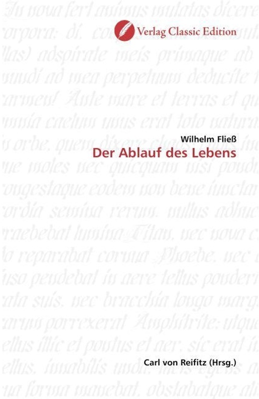 Der Ablauf Des Lebens - Wilhelm Fließ, Kartoniert (TB)