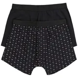 Jp1880 Boxershorts rot / schwarz / weiß 7XL 2er Pack