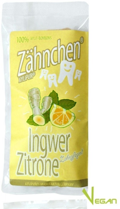 Xylitol Zähnchen® Ingwer-Zitrone - Zahnpflege Bonbons (0.03kg)