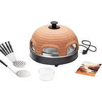 EMERIO PO-115984 Pizzarette Tischgrill, Orange