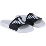 Emporio Armani Beachwear Unisex Slip-on Flip-Flops - Schwarz/Weiß - 40