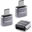 Intenso USB-A auf USB-C Adapter Grau