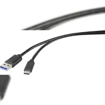 Renkforce USB-A auf USB-C 0,15 m Schwarz