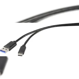 Renkforce USB-A auf USB-C 0,15 m Schwarz
