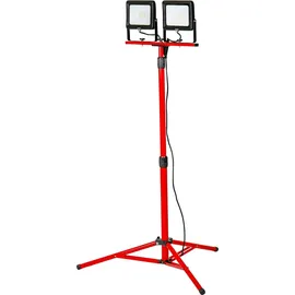 Stier Baustrahler LED 2x30 W 2x2400 Lumen mit Stativ