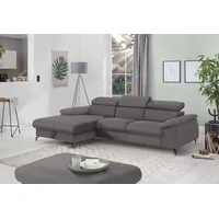 Cotta Ecksofa »Kitty L-Form«, Modern, L-Form, Bodenfreiheit 12,5 cm grau