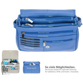 Alessandro Salvatore Florenz 12975 Schultertasche Leder Blue