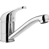BADLAND Waschtischarmatur Wasserhahn Kleine PEREA Mischbatterie für Badezimmer in Silber