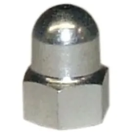 Fix Nippel Hutmutter HR 3/8 Zoll Silber