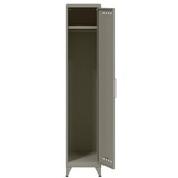 BISLEY Stahlschrank Fern Locker FERLOC645 lichtgrau 38,0 x 51,0 x 180,0 cm, aufgebaut