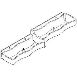 kwc aquarotter gmbh Waschrinne 210 x 34 x 47 cm