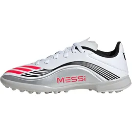 adidas F50 Messi League TF Kinder Cloud White/Lucid Red/Silver Metallic 36